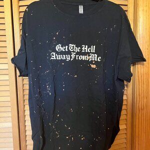 Pebby Forevee - Get the H*ll Away From Me tee - XL